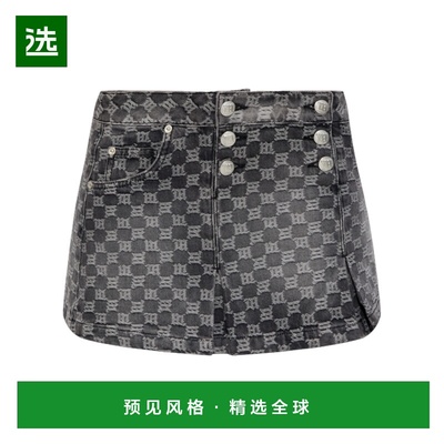 香港直邮MISBHV 女士短裤 251W850 AW2025 花色 字母印花半身裙