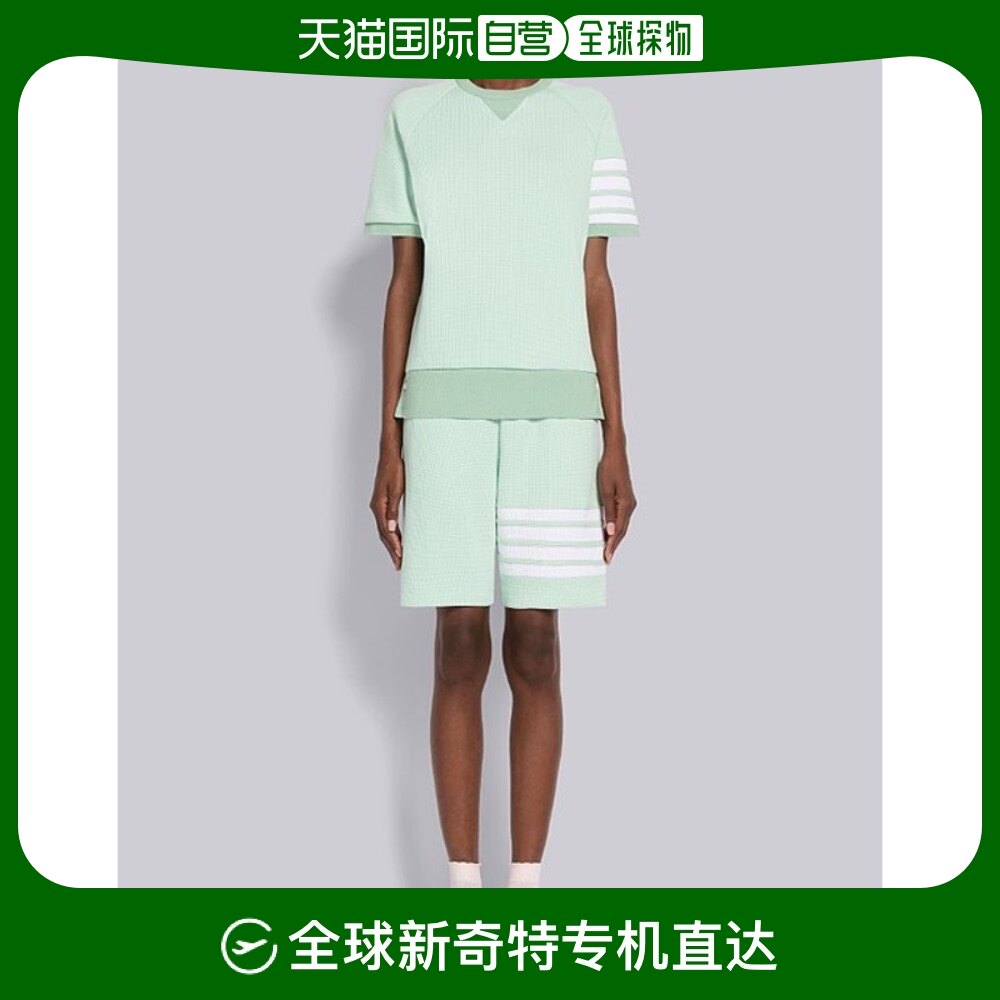 香港直邮thom browne 华夫格运动短裤 fjq092a06452