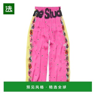 CK0108阔腿裤 1h可退 印花图案休闲裤 Studios 香港直邮Acne