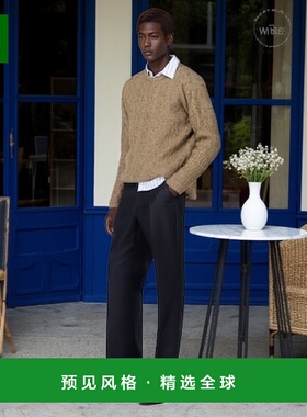 1h可退 香港直邮Our Legacy 男士 Aran 羊毛混纺毛衣 004103