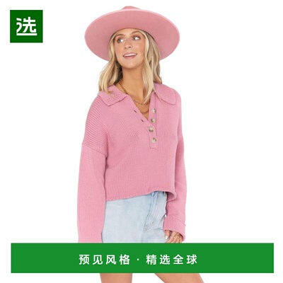 1h可退 【美国直邮】Show Me Your Mumu Crawford 有领毛衣 女装
