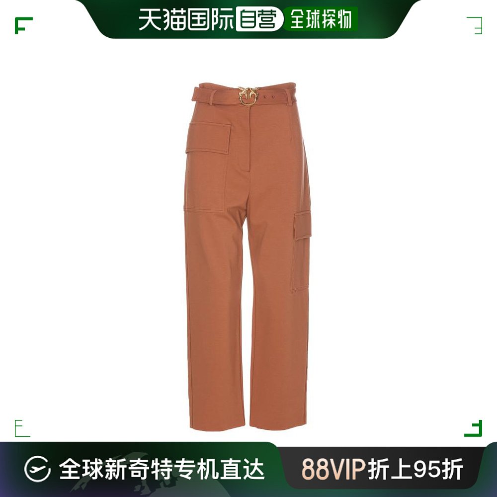 韩国直邮PINKO23FW直筒裤女101859Brown