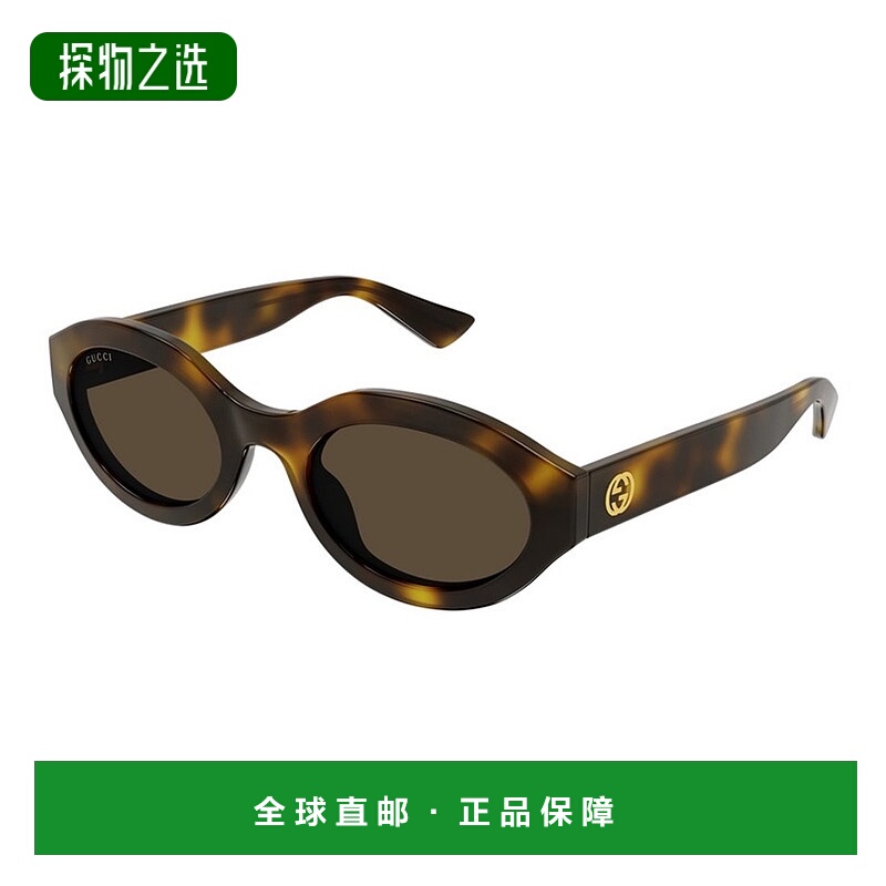 1h可退 香港直邮Gucci 古驰 女士 几何框太阳镜 GG1579S colorful