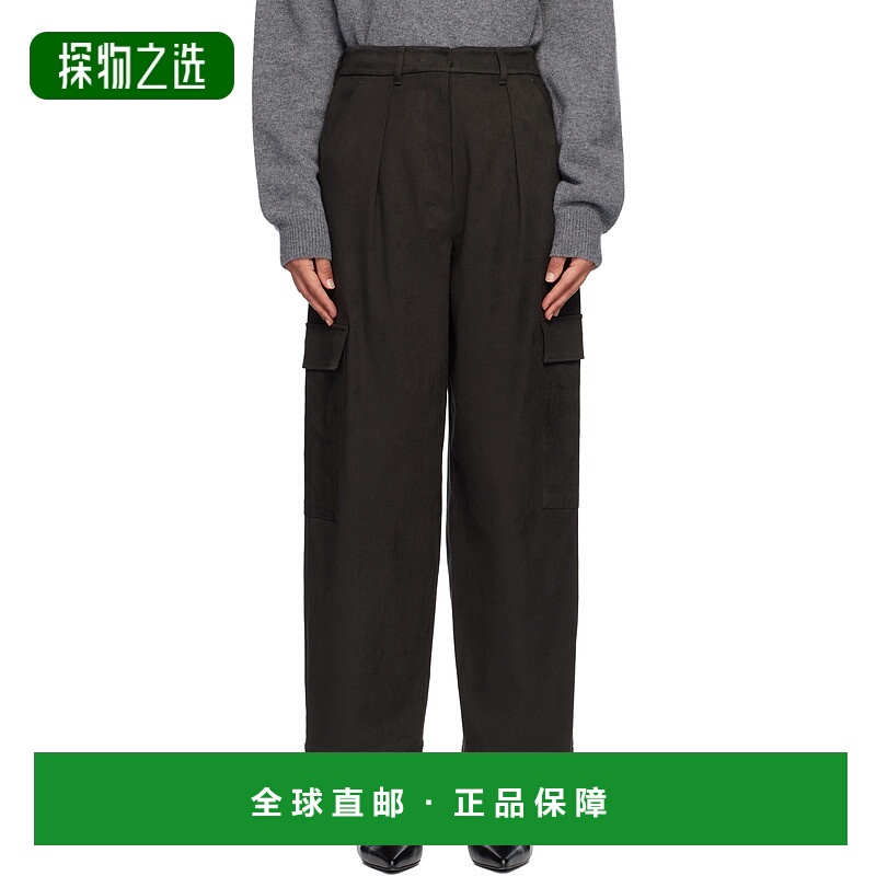 香港直邮MaxMara 麦斯玛拉 女士 绿色 Enigma 长裤 2529136023