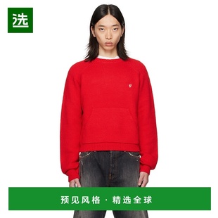 香港直邮Acne 红色圆领套头衫 Studios 男士 B6038 艾克妮 1h可退