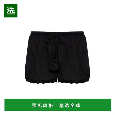 香港直邮ULLA JOHNSON 女士短裤 PS2617160NOIR SS2026 黑色