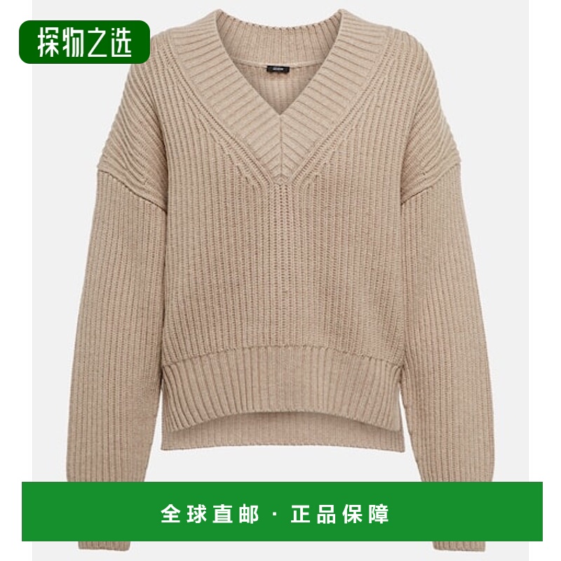 香港直邮JOSEPH 约瑟夫 女士 棉质羊毛羊绒毛衣 beige米色 舒适时