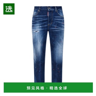 香港直邮Dsquared2 S75LB1062S30664 腰带袢牛仔裤