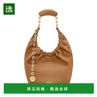 1h可退 欧洲直邮Loewe/罗意威 23新款Squeeze女士小号橡木棕小羊