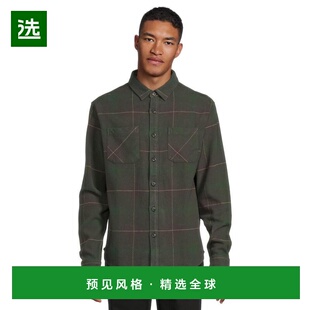 1h可退 【美国直邮】quiksilver 男士 衬衫长袖法兰绒
