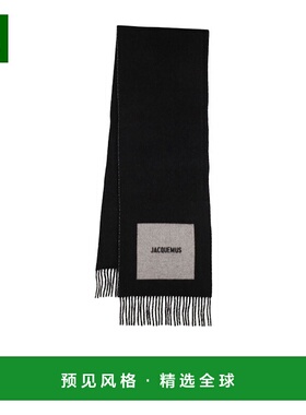 香港直邮Jacquemus L'Echarpe Rond Carré 羊毛围巾 80I-XKB016