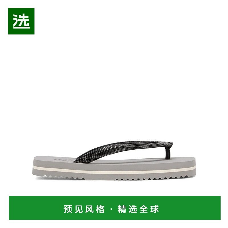 香港直邮Brunello Cucinelli 夹趾拖鞋 MLSKG2678一脚蹬