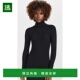 black黑色 1h可退 舒 女士 套头针织高领上衣 香港直邮enza costa