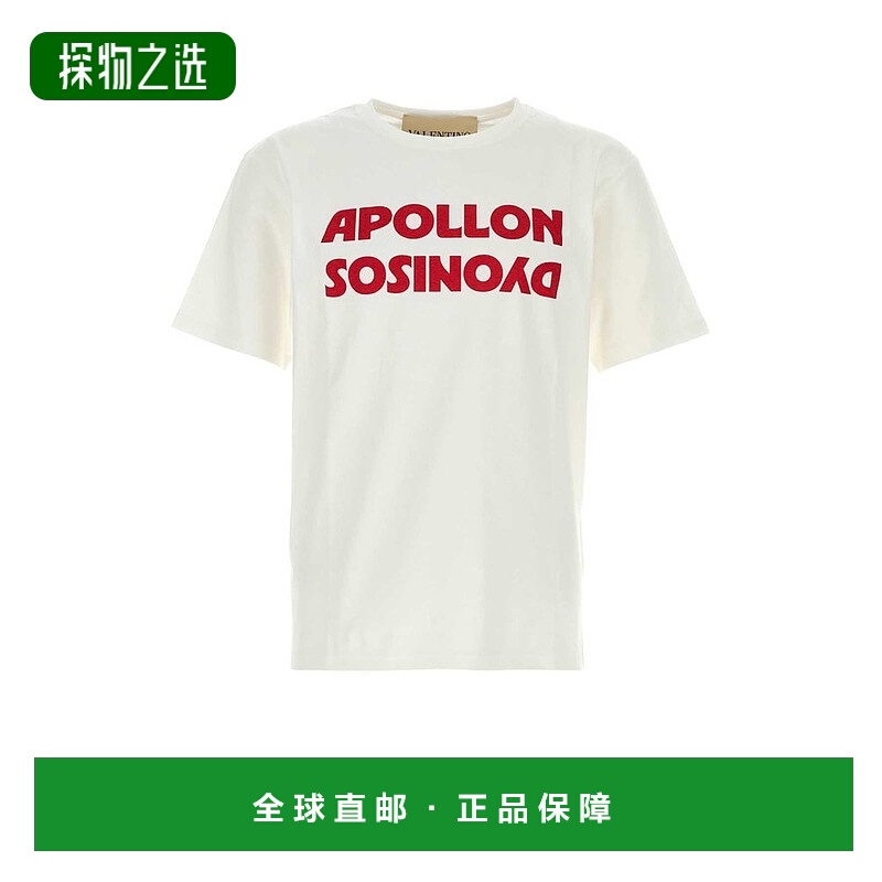 香港直邮valentino 华伦天奴 男士 Apollon Dyonisos 印花圓領 T