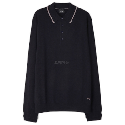 韩国直邮Paul Smith 男士长袖 Merino 羊毛刺绣 POLO 衫 Carragat