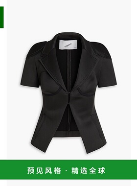 1h可退 香港直邮Coperni 女士 防水面料西装外套 COPV45137BLACK