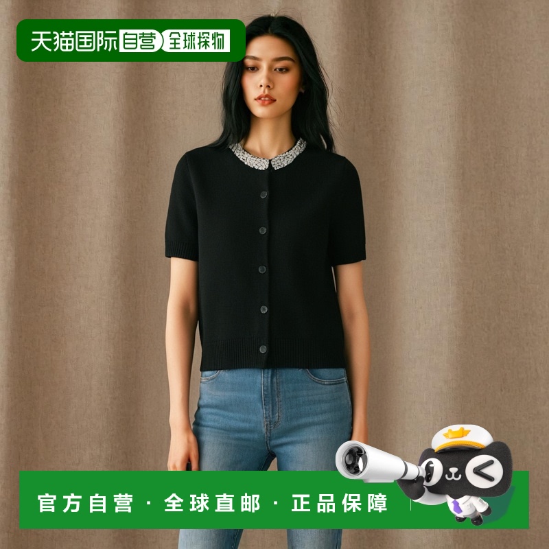 香港直邮Celine 短袖圆领羊绒针织衫 2AD8A974V.