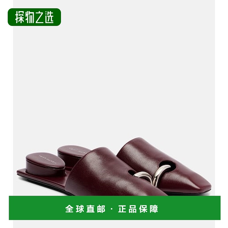 香港直邮Tory Burch 托里·伯奇 女士 Pierced 皮质凉拖