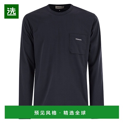1h可退 香港直邮premiata 男士 棉质针织T恤 PA1029BLUE blue蓝色