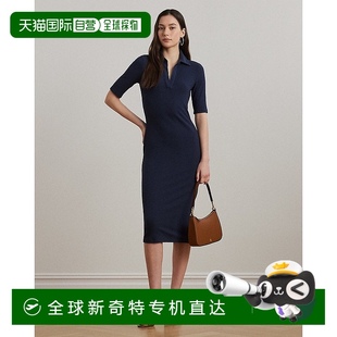 欧洲直邮RalphLauren拉夫劳伦 连衣裙 Lauren罗纹七分袖 Polo衫