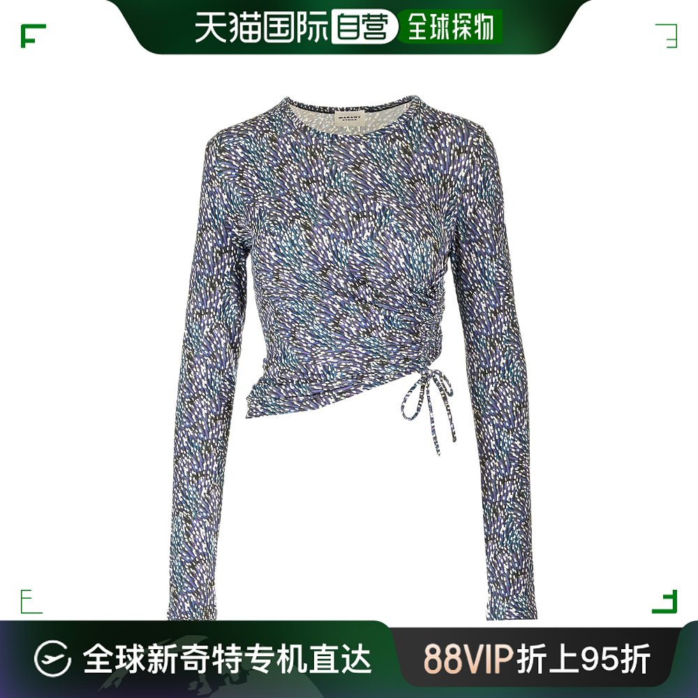 香港直邮Isabel Marant Etoile长袖圆领T恤 HT0312FAB1K02E