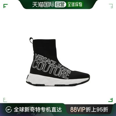 香港直邮Versace Jeans 徽标高帮休闲运动鞋 74VA3SB9ZS671