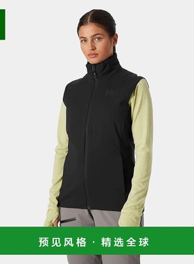 欧洲直邮Helly Hansen 女士黑色聚酰胺Odin轻质弹力绝缘背心2