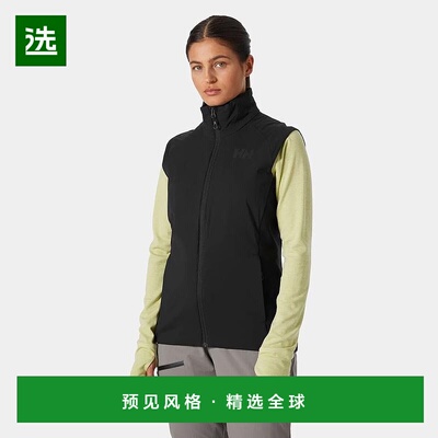 欧洲直邮Helly Hansen 女士黑色聚酰胺Odin轻质弹力绝缘背心2