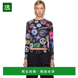 1h可退 香港直邮Chopova Lowena 女士 黑色 Patch Print Fitted J