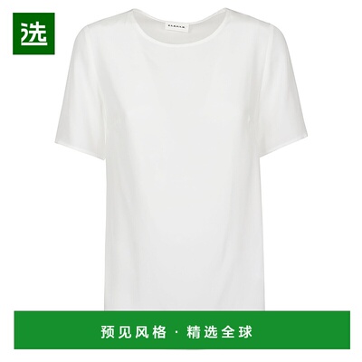 1h可退 香港直邮Parosh 女士 奶油色上衣 D311597SOFIA24002