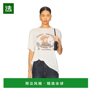1h可退 香港直邮redone 女士 Joshua Tree Tree 男友风T恤 79202W