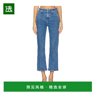 1h可退 香港直邮Simkhai 女士 Ansel 短款喇叭型牛仔裤 1254093DN