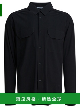 1h可退 香港直邮GR10K 男士 带口袋衬衫 CGA21130CL01 black黑色