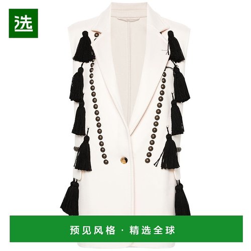 1h可退 香港直邮MaxMara 麦斯玛拉 女士 白色毛线衫 112810116000