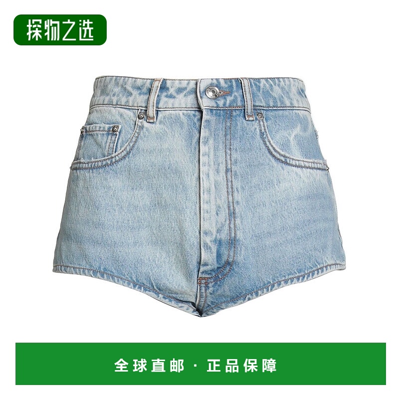 香港直邮Sportmax 斯宝麦斯 女士 牛仔短裤 blue蓝色 舒适时尚