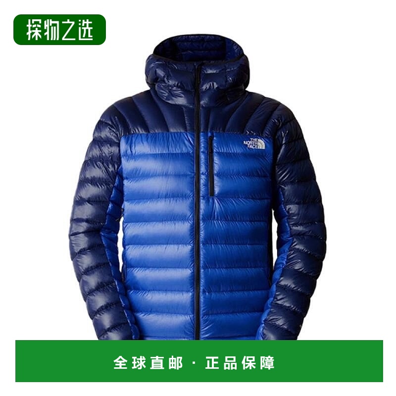 欧洲直邮THE NORTH FACE北面 男士蓝色聚酯羽绒服