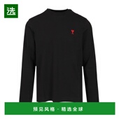 Paris BFUTS235724 男士 香港直邮Ami 长袖 T恤 black黑色 舒适时
