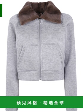 香港直邮N21 女士外套 E01147988993 AW2025 灰色 SWEATSHIRT WIT