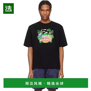 黑色 Casa 恤 香港直邮Casablanca MS2 男士 Wave 1h可退 Beach