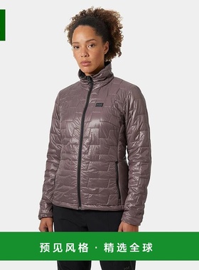 欧洲直邮Helly Hansen 女士灰紫色聚酰胺LIFALOFT™绝缘夹克