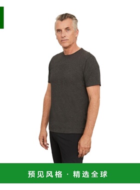 香港直邮VINCE 男士T恤 MR7779034018HCB018HCB SS2025 黑色短袖