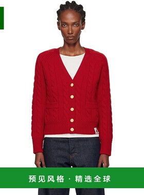香港直邮Bally 巴利 女士 红色开衫 WKN0AMWO046 red红色 舒适时