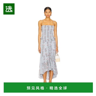 1h可退 香港直邮Free People 自由人 女士 Alejandra 中长连衣裙