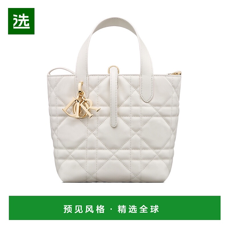 香港直邮Dior 小号垂直托特包手提包单肩包斜挎包 M2835OSNW