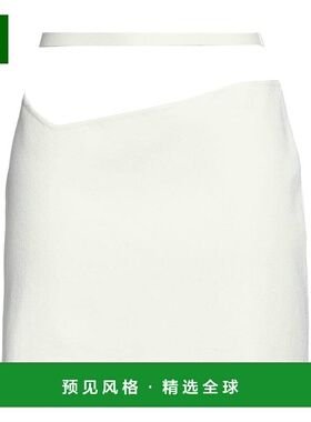 1h可退 香港直邮ANDREĀDAMO 女士 迷你半身裙 beige米色 舒适时尚