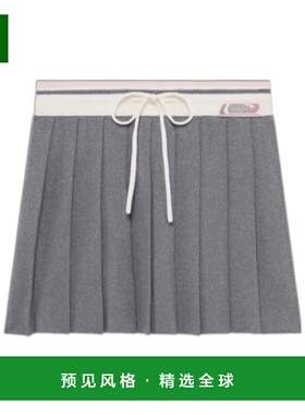 香港直邮CASABLANCA 女士半身裙 WAW25KW108401 AW2025 灰色