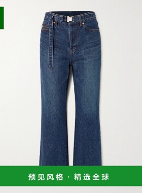 1h可退 香港直邮Sacai 女士 喇叭牛仔裤 SCW208 blue蓝色 舒适时