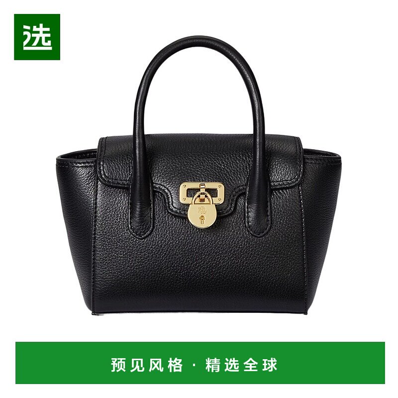 香港直邮Ralph Lauren Tanner 粒面皮革小号挎包 100056072