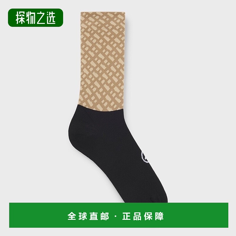 欧洲直邮HUGO BOSS雨果 BOSS GREEN ASSOS男士聚酰胺袜子米色联名