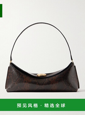 1h可退 香港直邮Jacquemus 女士 Le Calisso 蛇纹皮革肩包 25HBAW